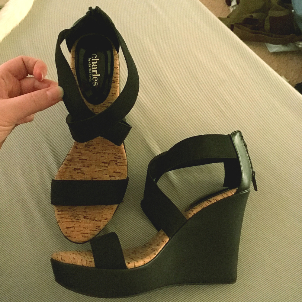 Never Worn Charles David wedges